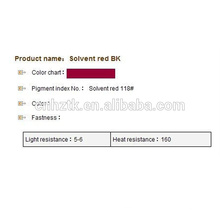 colorant solvant rouge 118 / SR118 / COLORANTS / COLORANTS POUR SOLVANTS Pour encre